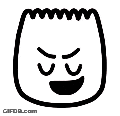 Cartoon Face Man Saying Tune In Now GIF
