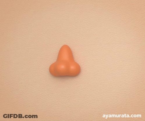 Cartoon Face Saying Bonjour GIF