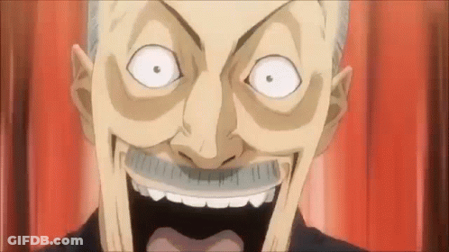 Cartoon Face With Huge Smile GIF