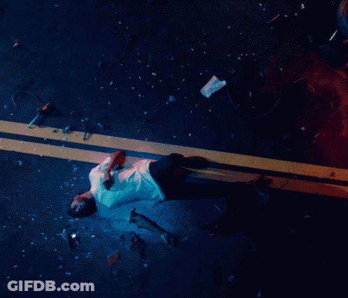 Cartoon Family Driving With Red Car Behind GIF