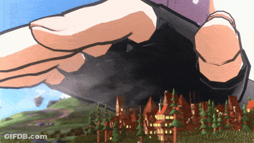 Cartoon Feet Standing On A Hill GIF