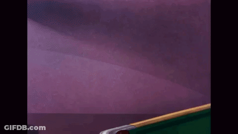 Cartoon Feet Sticking Out Of Pool Table GIF