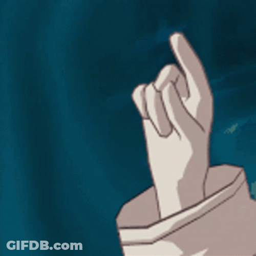 Cartoon Finger Snap Anime GIF