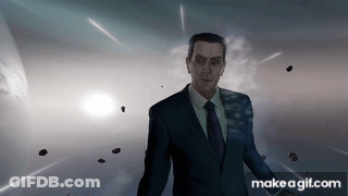 Cartoon Fire Explosion With Statue GIF