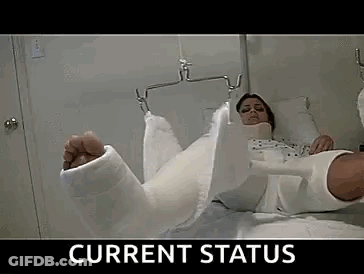 Cartoon Fish With My Leg In Red GIF