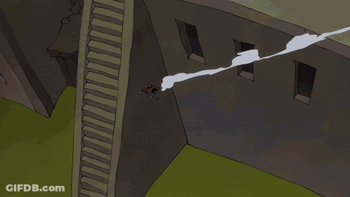 Cartoon Fist Blown In The Air GIF