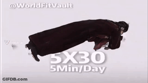 Cartoon Flying With 5X 5Min / Day GIF