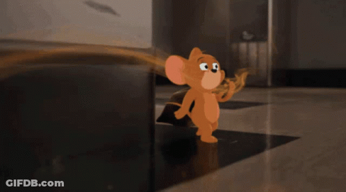 Cartoon Flying With Bag Of Money GIF