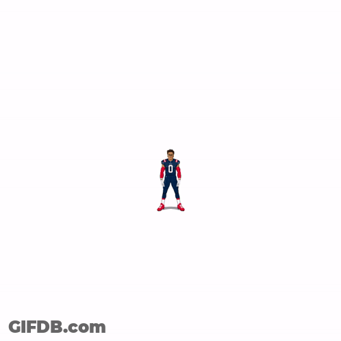 Cartoon Football Player From New England GIF