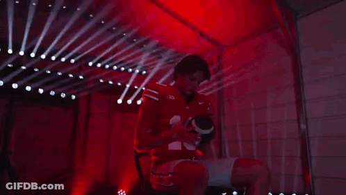 Cartoon Football Player Number 10 GIF