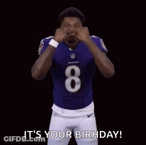 Cartoon Football Player With Number 2 On Shirt GIF