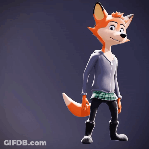 Cartoon Fox Get Real GIF