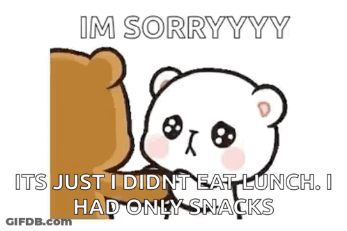 Cartoon Fox Saying I'm Sorry With Green Scarf GIF