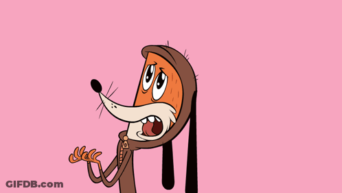 Cartoon Fox Saying No And Don't Say Anything GIF