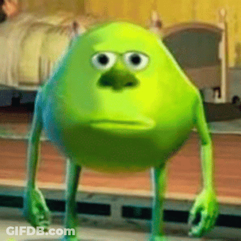 Cartoon Fox Smiling With Wig GIF