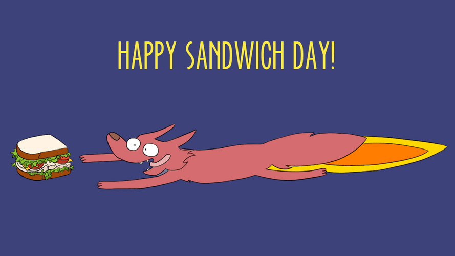 Cartoon Fox Wants Idiot Sandwich GIF