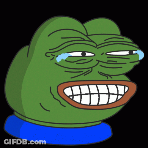 Cartoon Frog Crying GIF