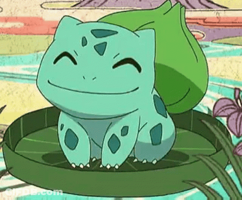 Cartoon Frog On Lily Pad In Water GIF