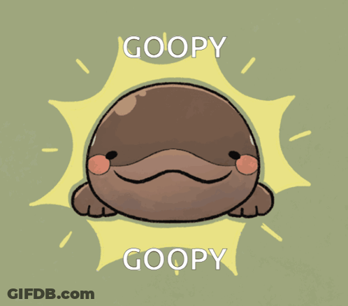 Cartoon Frog Saying Goopy Goopy GIF