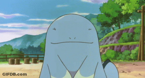 Cartoon Frog With Closed Eyes And Smile GIF