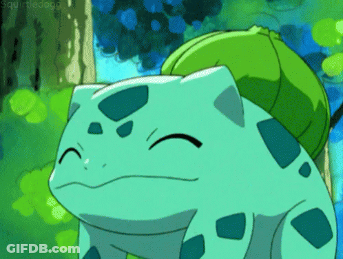 Cartoon Frog With Green Leaf On Back Smiling GIF