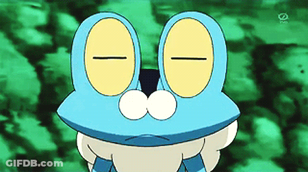 Cartoon Frog With TBS Letters GIF
