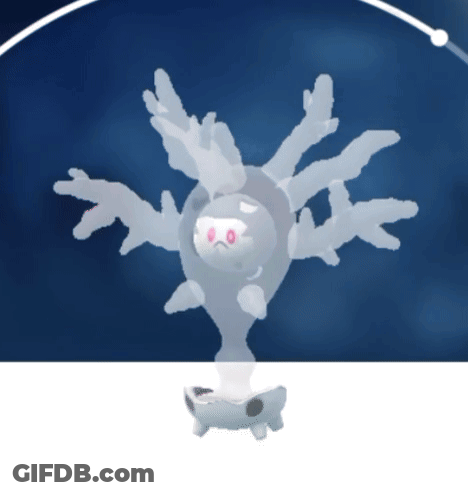 Cartoon Ghost Blue Background GIF