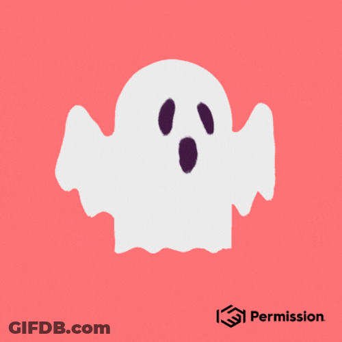 Cartoon Ghost Cute Halloween GIF