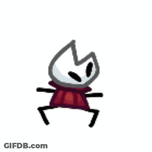 Cartoon Ghost With Red Scarf GIF