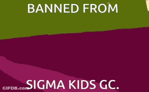 Cartoon Girl Banned From Sigma Kids Gc GIF