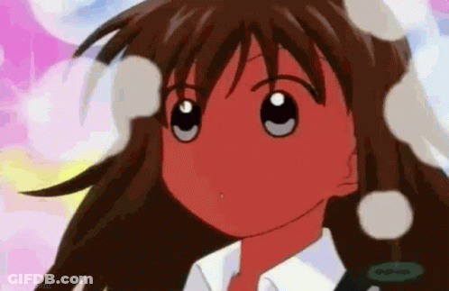 Cartoon Girl Blowing Smoke GIF