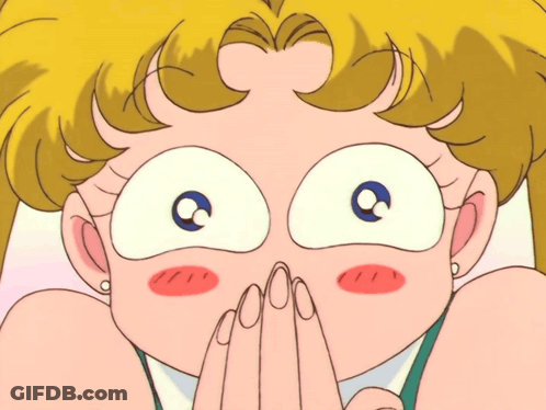Cartoon Girl Covering Face GIF