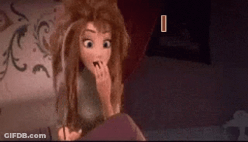 Cartoon Girl Covering Mouth Says Spy Kidz Registration Day GIF