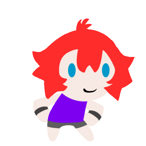 Cartoon Girl Exercise Transparent Sticker GIF