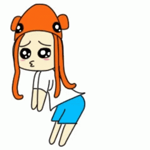 Cartoon Girl Gas Fart GIF