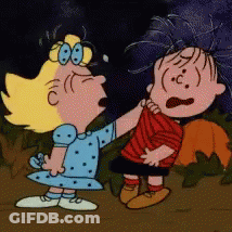 Cartoon Girl Holding Boy's Hand GIF