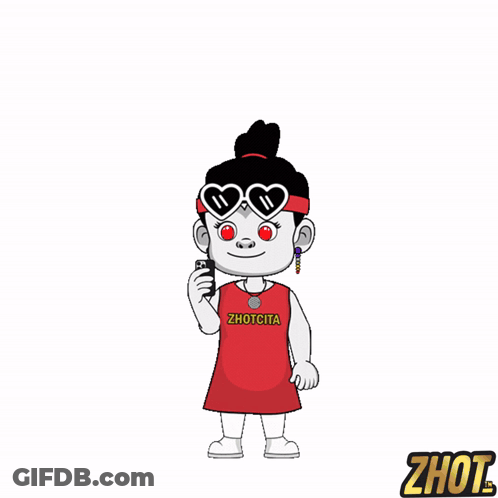 Cartoon Girl Holding Gun Enojada Angry GIF