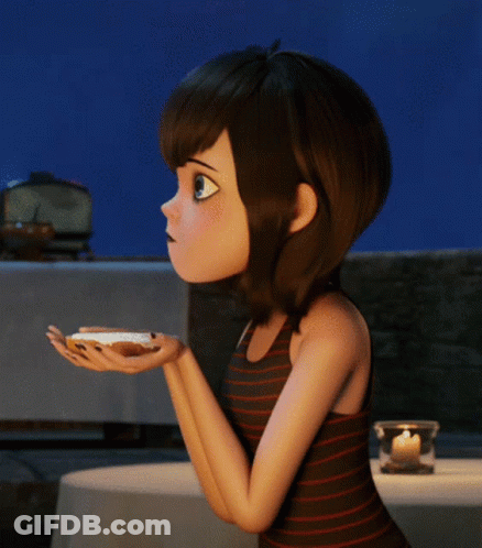 Cartoon Girl Holding Something GIF