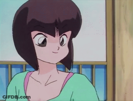Cartoon Girl In Green Top GIF