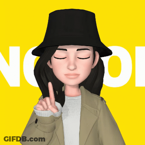 Cartoon Girl In Hat And Trench Coat Thumbs Up GIF
