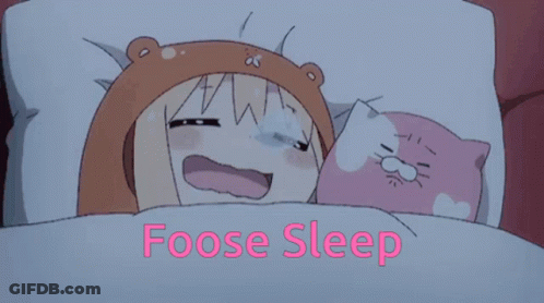 Cartoon Girl Laying In Bed Loose Sleep GIF