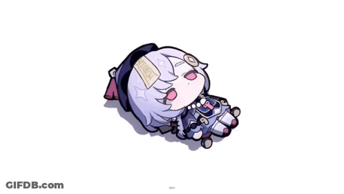 Cartoon Girl Laying On Floor With Mouth Open GIF