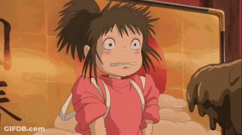 Cartoon Girl Making Funny Face GIF