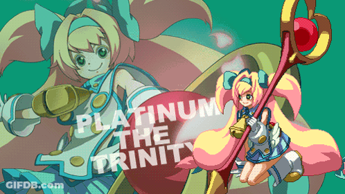 Cartoon Girl Platinum The Trinity GIF