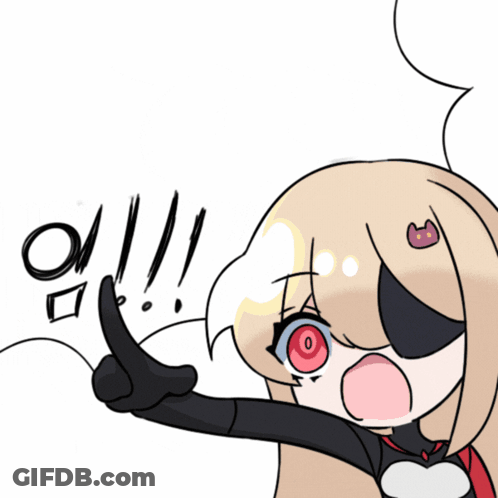 Cartoon Girl Pointing Fake News GIF