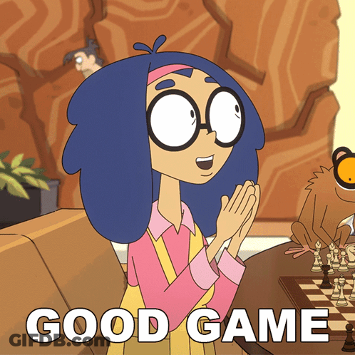 Cartoon Girl Praying Good Game GIF