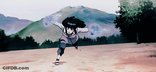 Cartoon Girl Running On Dirt Road GIF