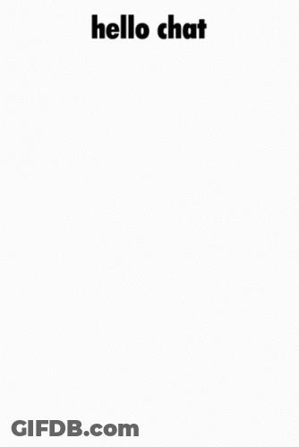 Cartoon Girl Saying Hello Chat GIF