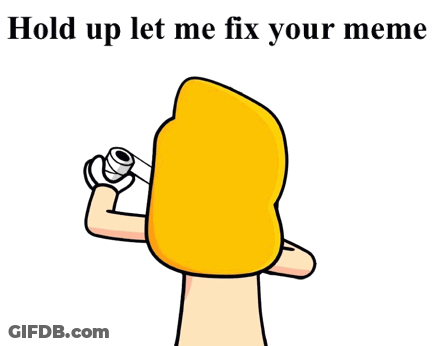 Cartoon Girl Saying Nuh Uh Uh GIF