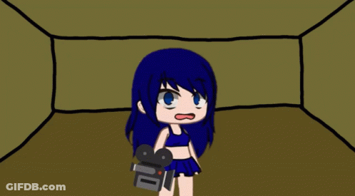 Cartoon Girl Saying Oh My GIF